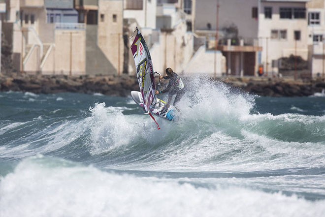 Treboux on the wave - PWA Pozo World Cup 2012 ©  John Carter / PWA http://www.pwaworldtour.com